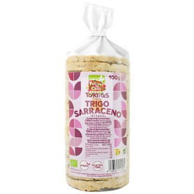 TORTITAS DE TRIGO SARRACENO CON SAL SIN GLUTEN BIO 100G FINESTRA