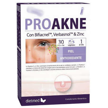 PROAKNE 30 CÁPSULAS DIETMED