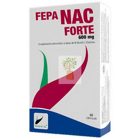FEPA NAC FORTE 600 MG 60 CÁPSULAS FEPADIET