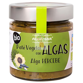 PATE VEGETAL CON ALGA PERCEBE BIO 180Gr ALGAMAR