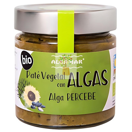 PATE VEGETAL CON ALGA PERCEBE BIO 180Gr ALGAMAR