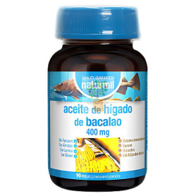 ACEITE DE HÍGADO DE BACALAO 400MG 90 PERLAS NATURMIL
