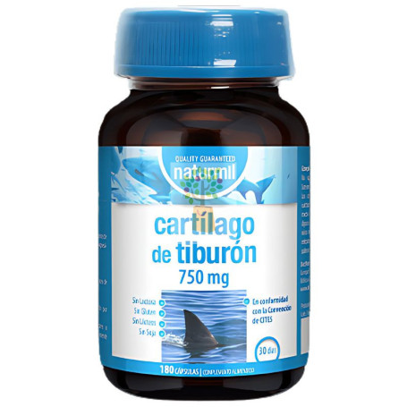CARTILAGO DE TIBURÓN 750MG 180 CÁPSULAS NATURMIL