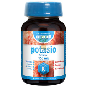 CITRATO DE POTASIO 150MG 60 COMPRIMIDOS NATURMIL