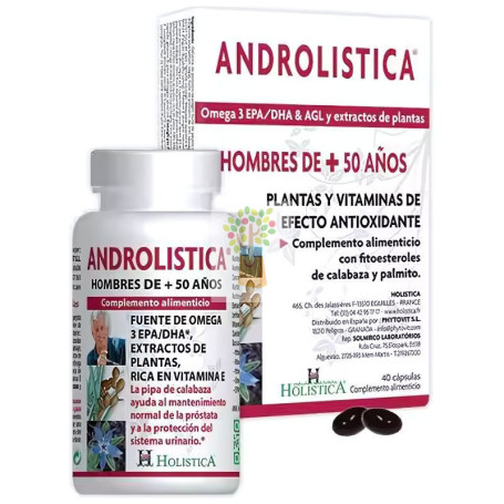 ANDROLISTICA 40 CÁPSULAS HOLISTICA