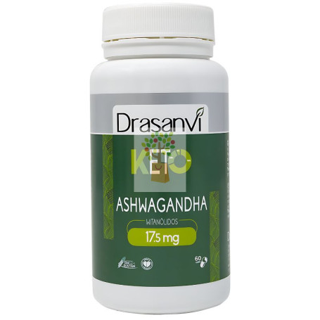ASHWAGANDHA 60 CÁPSULAS KETO DRASANVI