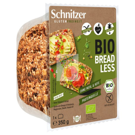 PAN BREAD LESS SIN GLUTEN 350GR SCHNITZER