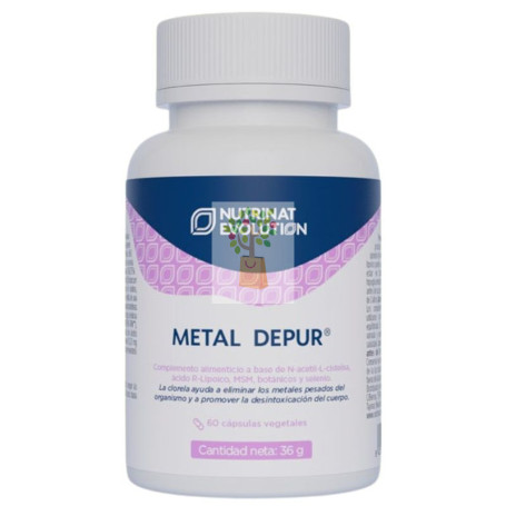 METAL DEPUR 60 CÁPSULAS VEGETALES NUTRINAT EVOLUTION