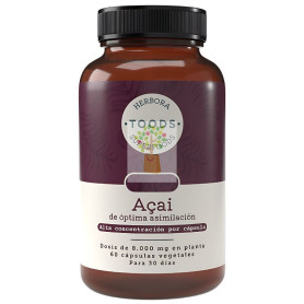 AÇAI 750MG 60 CÁPSULAS VEGETALES HERBORA
