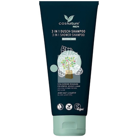 GEL DUCHA Y CHAMPÚ 3 EN 1 LÚPULO HOMBRE 200ML COSNATURE