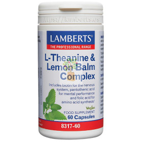 COMPLEJO DE TEANINA Y BÁLSAMO DE LIMÓN 60 CÁPSULAS LAMBERTS