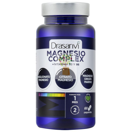 MINERAL MAGNESIO COMPLEX 60 COMPRIMIDOS DRASANVI