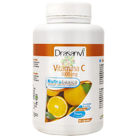 VITAMINA C 1000MG 90 CÁPSULAS NUTRABASICS DRASANVI