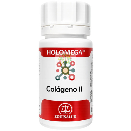HOLOMEGA COLÁGENO II 50 CÁPSULAS EQUISALUD