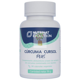 CÚRCUMA CURSOL PLUS 30 CÁPSULAS VEGETALES NUTRINAT EVOLUTION