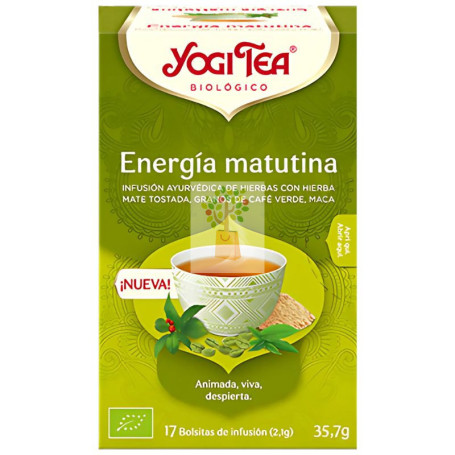 ENERGÍA MATUTINA 17 FILTROS YOGI TEA