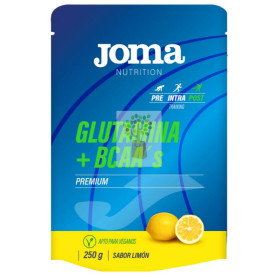 GLUTAMINA + BCAA´S  SABOR LIMÓN 250GR JOMA NUTRITION