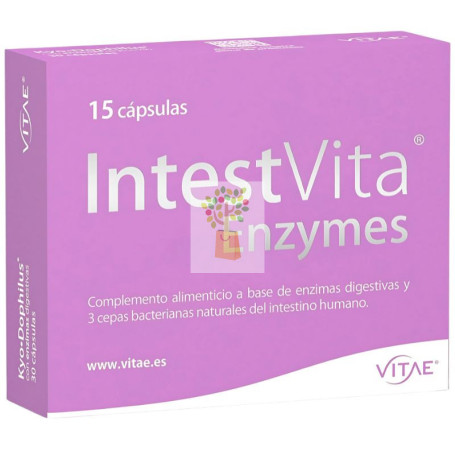INTESTVITA ENZYMES 15 CÁPSULAS VITAE
