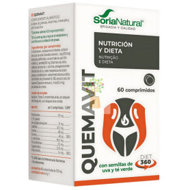QUEMAVIT 60 COMPRIMIDOS SORIA NATURAL