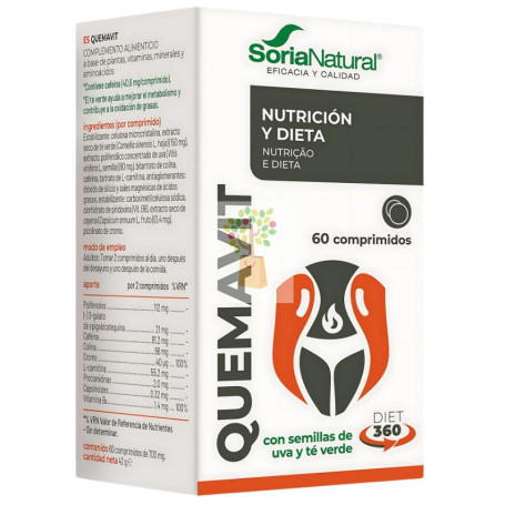 QUEMAVIT 60 COMPRIMIDOS SORIA NATURAL