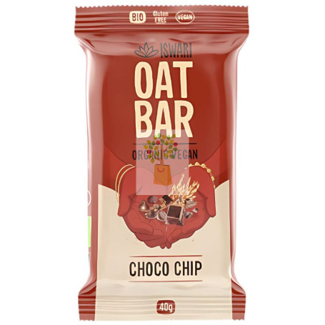 BARRITA DE AVENA CHOCO CHIP 40GR ISWARI