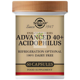 ADVANCED 40+ ACIDOPHILUS 60 CÁPSULAS SOLGAR