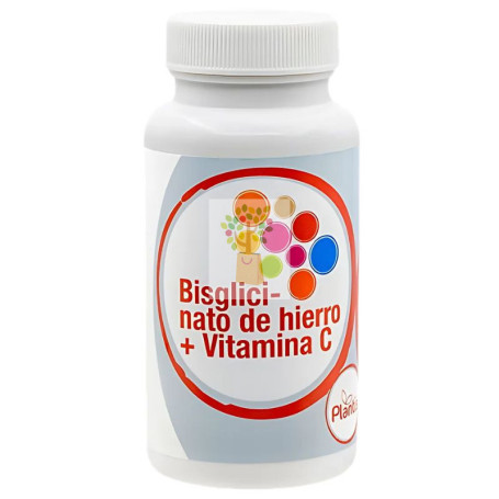 BISGLICINATO DE HIERRO + VITAMINA C 60 CÁPSULAS PLANTIS