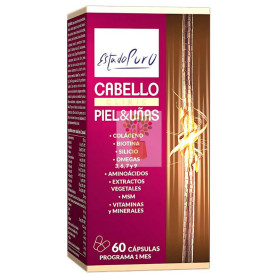 CABELLO PIEL Y UÑAS 60 CÁPSULAS ESTADO PURO