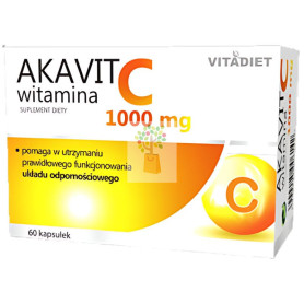 AKAVIT VITAMINA C 1000MG 60 CÁPSULAS VITADIET