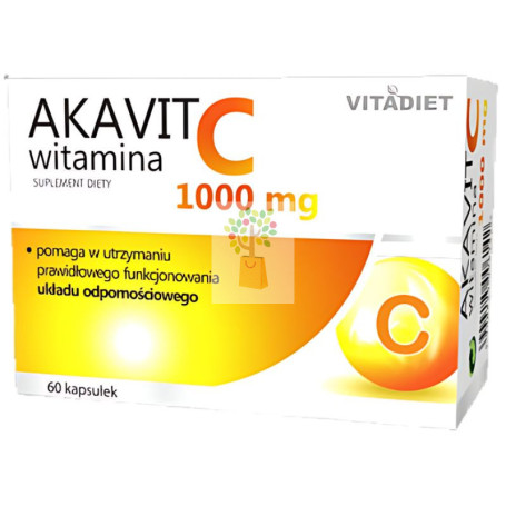 AKAVIT VITAMINA C 1000MG 60 CÁPSULAS VITADIET