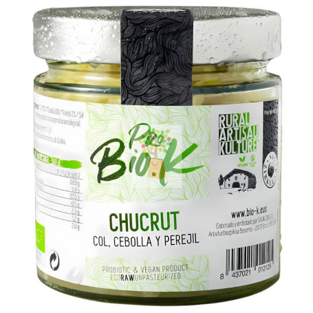 CHUCRUT COL CEBOLLA Y PEREJIL S/P 350GR ORO DE LOS ANDES