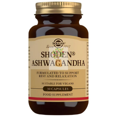 SHODEN ASHWAGANDHA 30 CAPSULAS SOLGAR