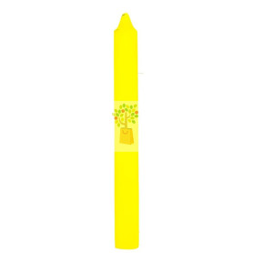 VELA BUJÍA AMARILLA 20CM ORO DE LOS ANDES