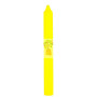 VELA BUJÍA AMARILLA 20CM ORO DE LOS ANDES