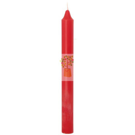 VELA BUJÍA ROJA 20CM ORO DE LOS ANDES