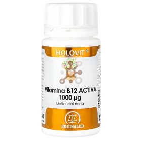 HOLOVIT VITAMINA B12 ACTIVA 1000ΜG 50 CÁPSULAS EQUISALUD
