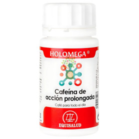 HOLOMEGA CAFEÍNA ACCIÓN PROLONGADA 50 CÁPSULAS EQUISALUD