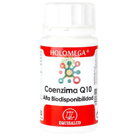 HOLOMEGA COQ10 ALTA BIODISPONIBILIDAD 50 CÁPSULAS EQUISALUD