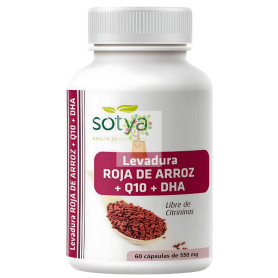 LEVADURA ROJA DE ARROZ + Q10 + DHA 550MG 60 CÁPSULAS SOTYA