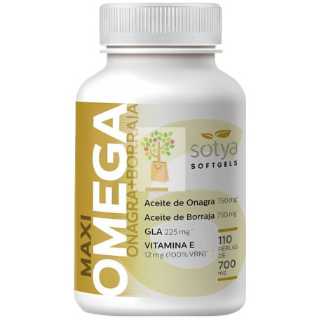 MAXI OMEGA ONAGRA + BORRAJA 700MG 110 PERLAS SOTYA