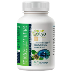 MELATONINA MELISA + PASIFLORA + TILA 650MG 60 CÁPSULAS SOTYA