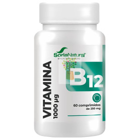 VITAMINA B12 LIBERACIÓN SOSTENIDA 60 COMPRIMIDOS SORIA NATURAL