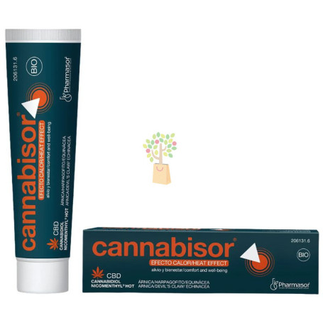 CANNABISOR EFECTO CALOR CREMA 60ML SORIA NATURAL