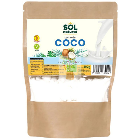 LECHE DE COCO EN POLVO BIO 200GR SOL NATURAL