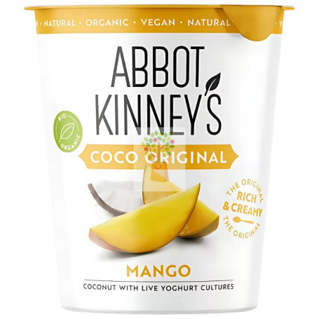 YOGUR DE COCO CON MANGO BIO 350G ABBOT KINNEYS