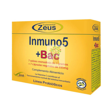 INMUNO 5 + BAC SOBRES Y CAPSULAS ZEUS