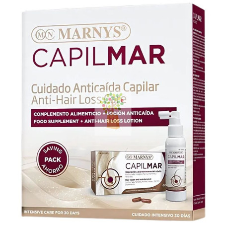 PACK CAPILMAR LOCION ANTICAIDA + CAPSULAS MARNYS
