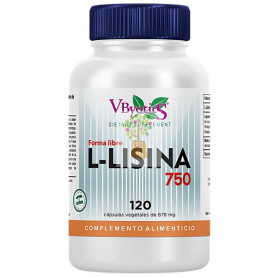 L-LISINA 750MG 120 CÁPSULAS VEGETALES VBYOTICS