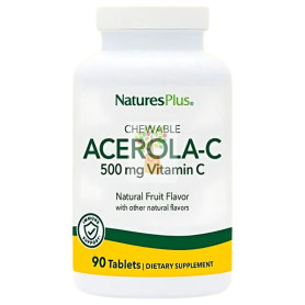 ACEROLA C 500MG 90 COMPRIMIDOS MASTICABLES NATURES PLUS