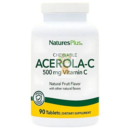 ACEROLA C 500MG 90 COMPRIMIDOS MASTICABLES NATURES PLUS